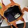 Axelväskor casual canvas väska sout koreansk stil och väska kvinnors högkvalitativa duk Soulder Cross Body Bag Handbag Soaper WalletblieBerryeyes