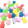 Dinosaur Kawaii Squishies Mochi Squishy Toys Stress Relief Toy for Kids Boys Girls Party Favors Födelsedagspresent 100 st