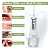 Diğer Oral Hijyeni Taşınabilir Oral Tövbe Su Diş Flosser Dental Su Jet Araçları Temizlik Dişleri Seç 350ml 5 Nozullar Ağız Çamaşır Makinesi Floss 231101