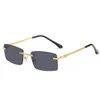 Novo Kajia Europa e óculos de sol America Men's Fried Twists Twists Perguas sem orgulho Sunglasses Fashion Fashion Square Optical Frame Glasses