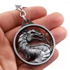 Keychains högkvalitativa nyckelringspel Mortal Kombat Keyring Key Ring Car Accessories Holder For Gift Chaveiro Chain Jewelry