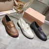 Mocassins à pièces d'or pour femmes, chaussures habillées de styliste, pied-de-poule, confortables, petites chaussures plates en cuir