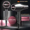 Haardrogers Professionele kapsalon Föhn 3000 W HighPower Sterke windsnelheid Droog Blauw Licht Ion Mute Thuis Salon Haarstylingtool 231101