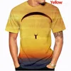 T-shirt da uomo T-shirt estiva a maniche corte da volo in parapendio