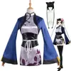 Anime svart butler ranmao cosplay kostym halloween för kvinna lolita kläder cosplay