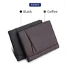 Card Holders Thin Mini Super Leather Men Genuine Wallets Small Soft Wallet Credit Purse Holder Slim