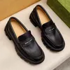 Designer hommes chaussures habillées en peau de vache boucle de matériel en cuir véritable messieurs chaussures décontractées mocassins d'affaires sans lacet baskets mariage bureau chaussure classique