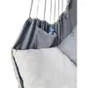 Lägermöbler hängmatta stol swing stoltas (ljusgrå)