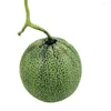 Party Decoration Artificial Imitation Hami Melon Simulation Fruit Fake Home Drcoration Room Decor Art DIY Ornament Kitchen