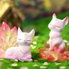 Blind box Nine tailed Fox series blind box animation Kawaii desktop decoration color Fox mysterious box girl decoration surprise toy Gif 231102