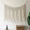 Tapestries Large Macrame Wall Hanging Boho Tapestry Woven Bohemian Above Bed Wall Decor Wedding Christmas Backdrop Decoration 231101