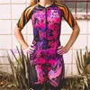 Racing sätter 2023 liefde de pijn triathlon spequesuit trisuit vrouwen fietsen skinsuit korte mouw running kleding