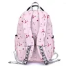 School Bags Large Schoolbag Women Cute Student Tote Female Backpack Waterproof Bagpack Girls Primary Bookbags For Teen Kids With Keychain