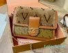 Nuove borse a tracolla moda donna Borsa da postino vintage Daphne Borse con patta in pelle Borsa a tracolla da donna