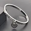 Armreif Hochwertige Mode Doppel Herzförmige Anhänger Armband Schmuck Edelstahl Charme Blau Rosa Liebe Für Frauen