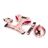 Hondenkleding verstelbaar harnas met riem en kraag kaktas Dispenser Pet Set Puppy Cat Outdoor Walking Training Supplies