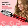 Hair Straighteners 3 in 1 Rotating Electric Hair Straightener Brush Hair Curler Hair Dryer Brush Air Comb Negative Ion Hair Styler Comb 231101