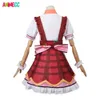 ANIMECC Hoshino Ai Oshi No Ko Cosplay Costume Anime Chocolate Maid Dress Uniform Halloween Party for Women Girls XS-XXL cosplay