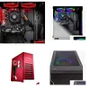 Casos de computador Tlm Wxk Bays Microatx Server Case com memória da placa-mãe e sistema para armazenamento de dados Wxk006 Drop Delivery Computers Dhh7O