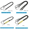 تسلق الحبال 25 كنيستن حزام الأمان حزام مرنة العازلة حزام حبال مع carabiner snap الخطاف الجوي تسلق تسلق مضاد للارتداء قبالة الحبل 231102