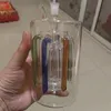 Hoog borosilicaat Glazen Bong Fashion groot formaat 16 klauwfilter huishouden dagelijkse rookpijp roken set kleurbuis bong