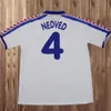 Qqq8 Retro 1996 Tschechisches Fußballtrikot Nedved Novoy Poborsky Frydek Kubik Berger Fußballtrikot Calcio Sport Classic 96