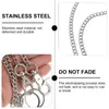 Outdoor Gadgets Chain Pocket Watch Chains Men Buckle Accessory Clothes Silver Wallet Hanging Vest Clothing Pants Watches Jeans Punk S Key