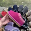 2024 Kids Slippers Toddler Plush Slide Australia Snow Boot Children Shoes Winter Boots Boots Mini Boot Baby Fur Booty Boys Girls Ongle Child Booties