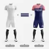 Andra sportartiklar Partihandel 100 Polyester Sublimation Football Jersey Kits Custom Mens Breattable Soccer Uniform Sports Wear med L352 231102