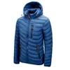 Mens Down Parkas Warm Jacket Men Windbreaker Spring Autumn Hooded Fashion Casual Lightweight Cotton Padded Coat Man 231101