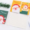 PCS Set Cartoon Santa Notepads Söta älgficka anteckningsböcker för barngåvor 64K Sketch Books Office Accessories Korean Stationery