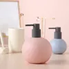 Liquid Soap Dispenser Ceramic Bathroom Mousse Foam Type Hand Sanitizer Presser For Empty Bottles Shampoo Laundry Shower Gel Cleansing