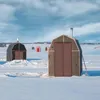 Cortina de porta isolada cortinas para o inverno à prova de vento isolamento térmico capa portas loja vidro 231101