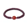 Jiayu Garnet Hand Chain Red Agat Tkaving Bransoletka Biżuteria damska CB3101710