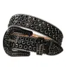 Ceinture en strass occidentale Vintage, boucle amovible, Cowboy, Cowgirl, cuir scintillant, clouté en cristal, pour femmes et hommes, 2849211