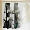 Clothing Wardrobe Storage Pockets Purse Handbag Bag Collection Clear Storage Wardrobe Closet Space Saving Shelf R231102