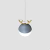 Lampes suspendues LED modernes lumières salle à manger design créatif lampe en verre salon éclairage intérieur accessoire de cuisine