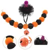 Costumes de chat Costumes de chat Collier de chapeau pour animaux de compagnie Colliers décoratifs Cou Halloween Chaton Thème Fournitures pour chiens Livraison directe Maison Jardin Animal de compagnie Su Dhbq6