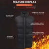 Men's Vests 21 Areas Self Heating Jackets Men's Heating Jacket Women's Warm USB Heating Vest Heating Jacket Winter Fishing Camping Ski Warm 231102