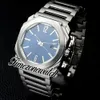 HSF Octo Solotempo Finissimo 102856 Automatik Herrenuhr Blaues Ziffernblatt Edelstahlarmband 42mm Herren Neu Uhren TWBV Timezonewatch Z03