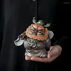 Tea Pets Pet Decoration Fine Ceramic Creative Zhaocai Dragon Can Raise Qilin Play Table Zhong Kui Set Accessories