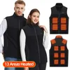 Herenvesten Fleece verwarmd vest voor heren Dames USB oplaadbaar Elektrisch verwarmingsvest Verwarmde jas Outdoor Jachtkleding 231101