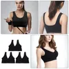 Yoga Outfit 3 Pcs Mulheres Sem Costura Plus Size Para Treino Sports Wirefree Colete Nylon Fitness Bras Tank Tops