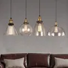 AC100-240V Classic Vintage Pendant Light Cafe Creative Glass Pendant Bar Lamp Clothing Store Fixtures Hängande pendelljus