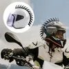 Caschi da moto 1 pezzo Adesivo in gomma per motociclisti da motociclista Motocross Mohawk Casco Mohawks Spikes