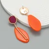 Boucles d'oreilles pendantes d'été exagérées pour femmes, mode géométrique en résine, modèles de Niche, Style bohème pour femmes, accessoire de bijoux