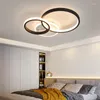 Chandeliers Alexa Smart Home Modern Ceiling Chandelier For Dinning Living Room Bedroom Kitchen Led Lights AC85-260V Black/Gold