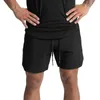 Pantaloncini da uomo Allenamento ad asciugatura rapida Uomo Sport Abbigliamento casual Allenamento fitness Corsa Griglia Compressione Atletica leggera