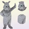 2020 Helt ny Rhino Mascot Costume Character Adult SZ 011098845