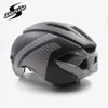 Cykelhjälmar Aero Hjälm TT Tid Försök Cyklinghjälm för män Kvinnor Goggles Race Road Bike Helmet With Lens Casco Ciclismo Bicycle Equipment 231101